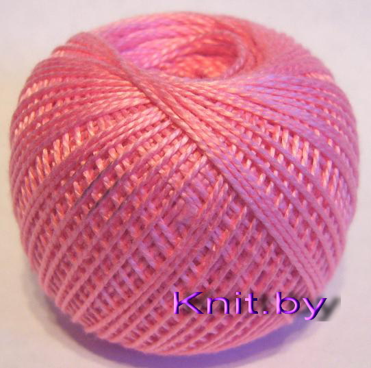 Пряжа Ириска насыщенно-розовый