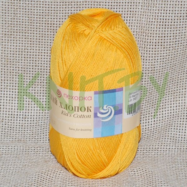 Пряжа Детский хлопок желток