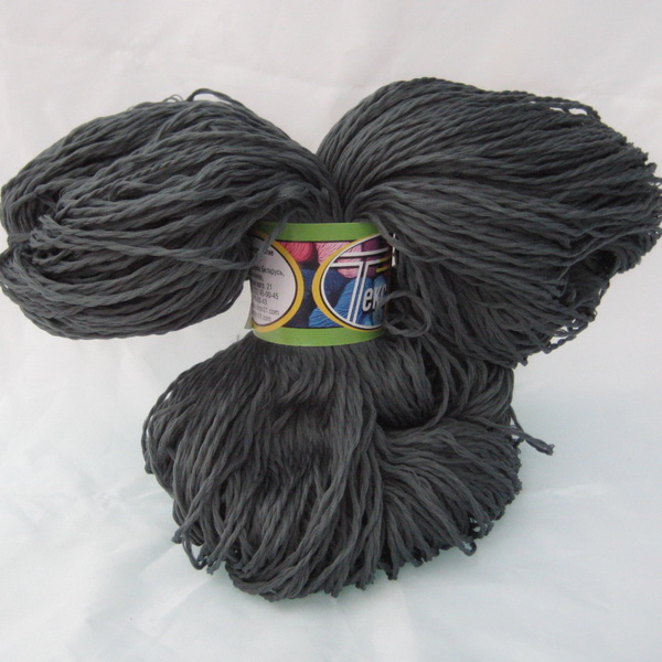 Пряжа Текстум серый