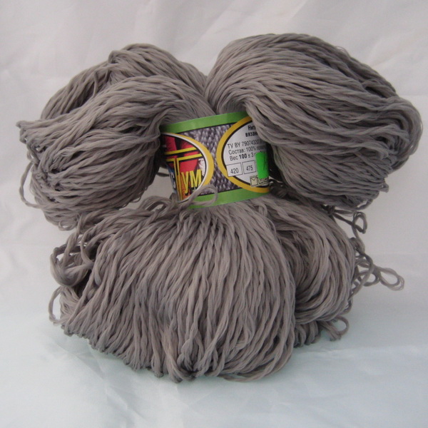 Пряжа Текстум серый