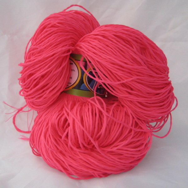 Пряжа Текстум ярко-розовый