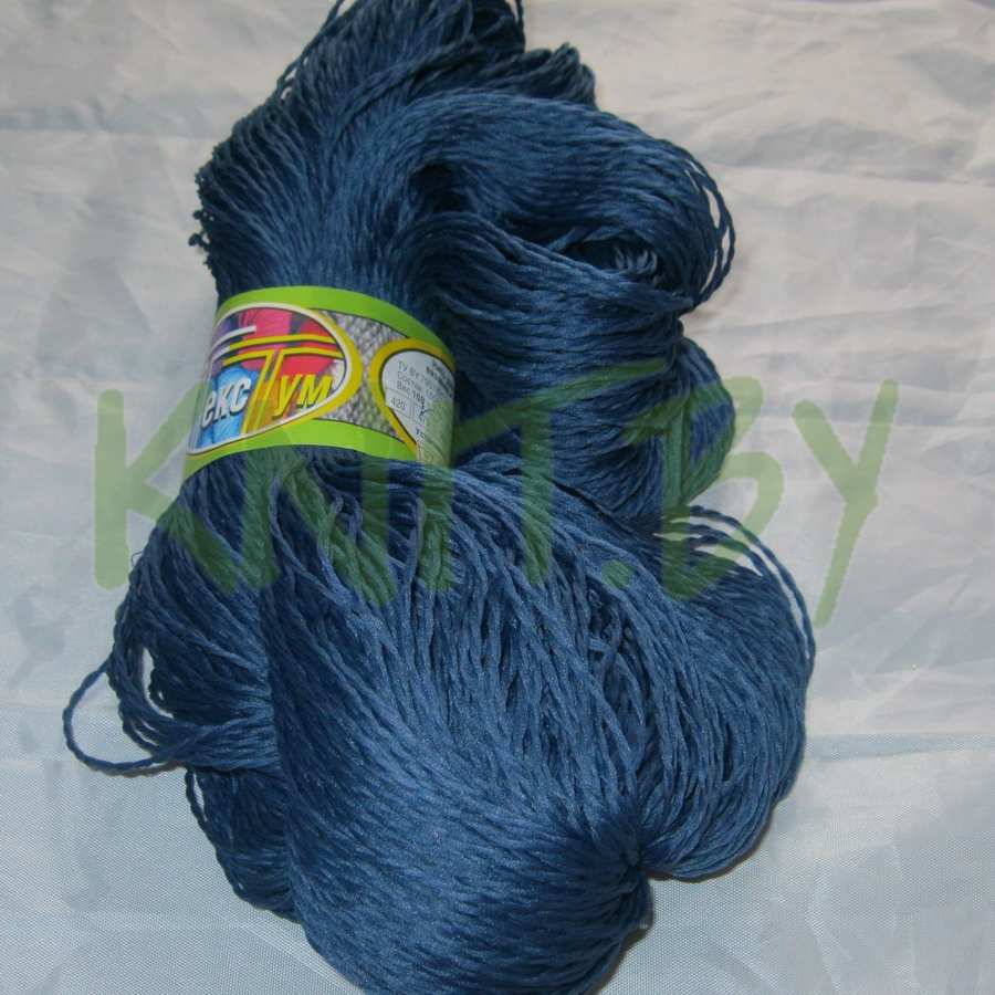 Пряжа Текстум синий