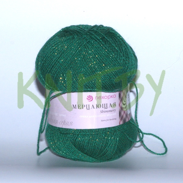 Пряжа Мерцающая бильярд
