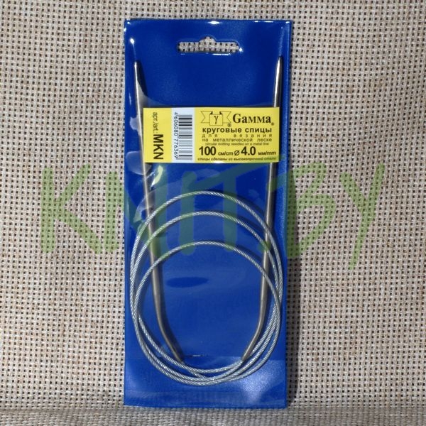 Спицы круговые длина 100 см диаметр 4,0 мм