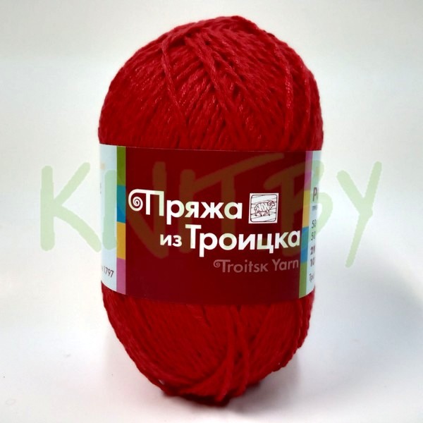 Пряжа Ромашка (мулине) красный